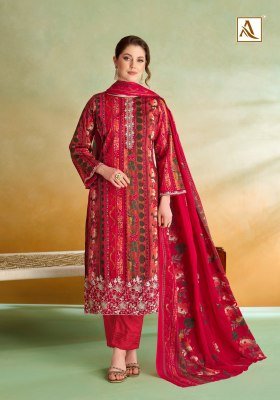 Alok Suit Sitara Night Pure Zam Cotton Foil Print Suit with Mal Mal Dupatta dress material catalogs