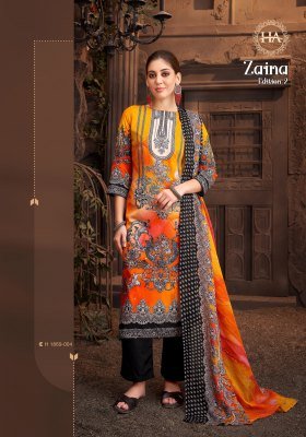 Alok Suits Harshit Fashion Hub  ZAINA 2  Unstitched Viscose Reyon Swarovski Work Suit with Designer Cotton Dupatta Wholesale kurtis catalogs