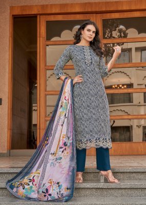 Alok Super Girl 2 Unstiched Top Pure Bottom  Zam Cotton Designer Print Dupatta Fancy Lace Work Wholesale  kurtis catalogs