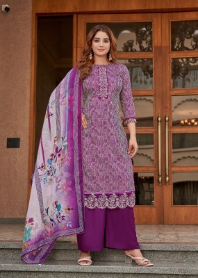 Alok Super Girl 2 Unstiched Top Pure Bottom  Zam Cotton Designer Print Dupatta Fancy Lace Work Wholesale  kurtis catalogs