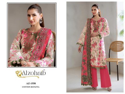 Alzohiab Zoya Vol 1 Pakistani Readymade Kurti Pant with Dupatta Set kurti pant with dupatta Catalogs