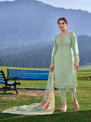 Amara fashion lunched Organza hand work fancy readymade suit catalogue at low rate readymade suit catalogs