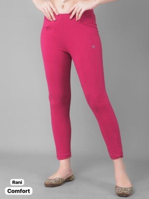 Amavi Comfort Lady Pant Cotton Stretch  Medium Rise  Ultra Comfortable Elastic Waistband with Front Mobile Pocket Wholesale bottom wear catalogs