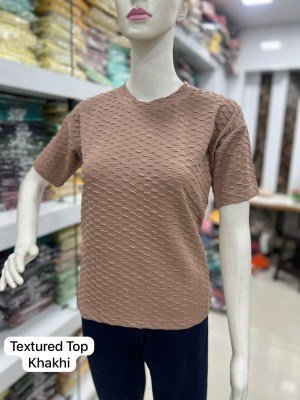 Amavi Ladies Drop Shoulder Textured Top  Soft Imported Fabric Wholesale kurtis catalogs