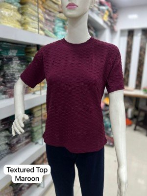 Amavi Ladies Drop Shoulder Textured Top  Soft Imported Fabric Wholesale kurtis catalogs