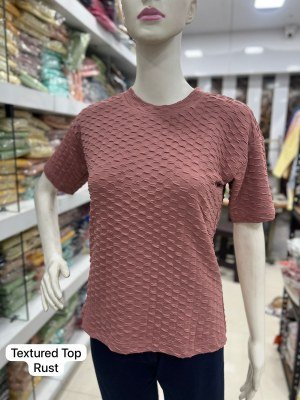 Amavi Ladies Drop Shoulder Textured Top  Soft Imported Fabric Wholesale kurtis catalogs