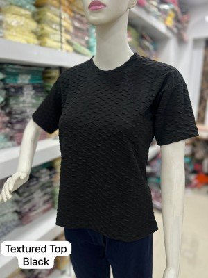 Amavi Ladies Drop Shoulder Textured Top  Soft Imported Fabric Wholesale kurtis catalogs