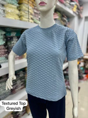 Amavi Ladies Drop Shoulder Textured Top  Soft Imported Fabric Wholesale kurtis catalogs