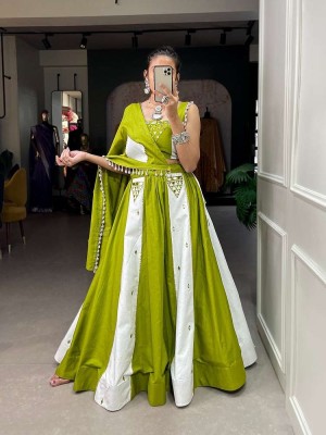 Amavi Navratri collection Beautiful mirror work lehenga choli to make your Garba night special  Amavi