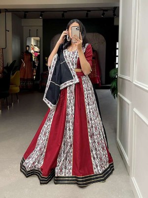 Amavi Navratri collection beautifully Gota Patti Touch up designed printed chaniya choli wholesaler price  Amavi