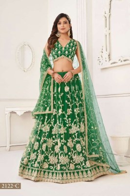 Amavi New Design No 2122C P Green Coolers Beautiful Lehenga Choli Collection  Amavi