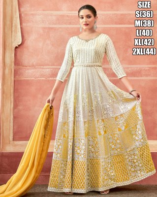 Amavi Presenting Party Wear Designer Stitched Gown With Dupatta readymade suits