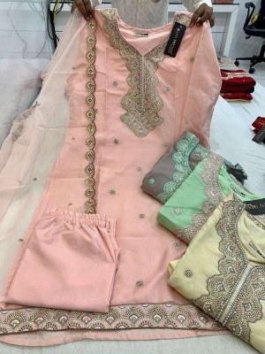 Amavi Presents Organza Readymade Salwar Kameez Four Colours Matching Party Wear Designer Dress Wholesale Rate  Amavi