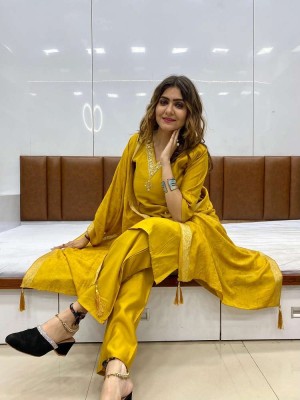 Amavi Presents Premium Collection 3piece Afghani Set Kurti Collection  readymade suit catalogs