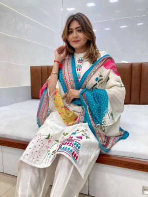Amavi Presents Premium Collection 3piece Afghani Set Kurti Collection  readymade suit catalogs