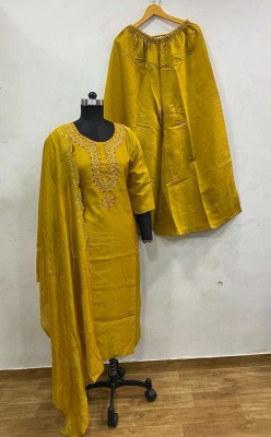 Amavi Presents Roman Silk Hand Work Ready Made Palazzo Suits collection  Amavi