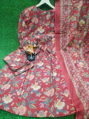Amavi Trendy traditional wear Anarkali kurta  with pant and dupatta Collection  kurtis catalogs