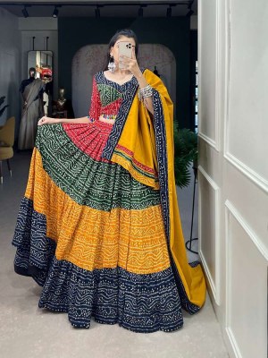 Amavi beautifully gorgeous traditional wear mirror work gota patti Navratri Collection Lehenga Choli supplier  kurtis catalogs