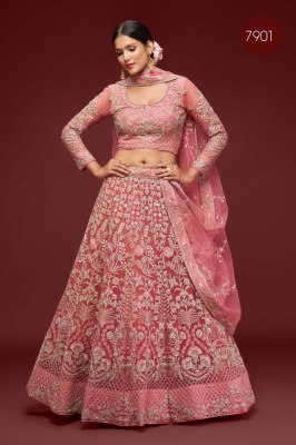 Amavi by 7901 charming coral lehenga choli catalogue at affordable rate Amavi