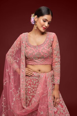 Amavi by 7901 charming coral lehenga choli catalogue at affordable rate lehenga choli catalogs