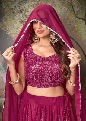 Amavi by Guzaarish vol 2 pure georgette with sequence embroidered lehenga choli catalogue at affordable rate lehenga choli catalogs