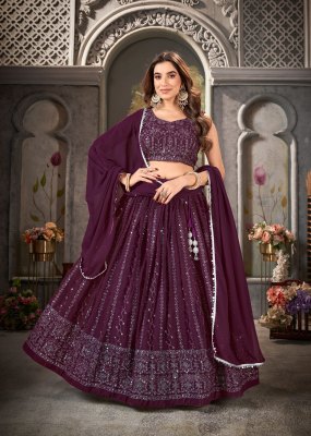 Amavi by Guzaarish vol 2 pure georgette with sequence embroidered lehenga choli catalogue at affordable rate lehenga choli catalogs