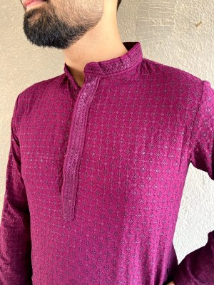 Amavi by Traditional chikan work kurta for all beautiful occasions mens kurta