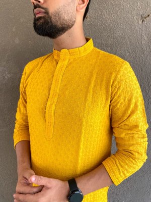 Amavi by Traditional chikan work kurta for all beautiful occasions mens kurta