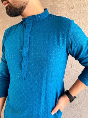 Amavi by Traditional chikan work kurta for all beautiful occasions mens kurta