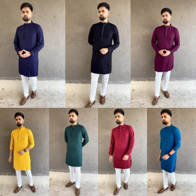 Amavi by Traditional chikan work kurta for all beautiful occasions mens kurta