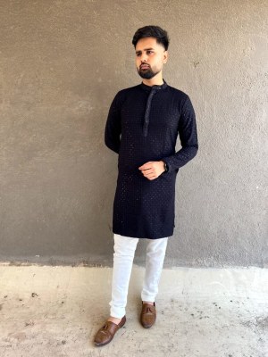Amavi by Traditional chikan work kurta for all beautiful occasions mens kurta