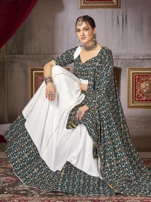 Amavi by ghoomar Cotton with Ikkat print with foil designer lehenga choli catalogue at wholesale rate kurtis catalogs