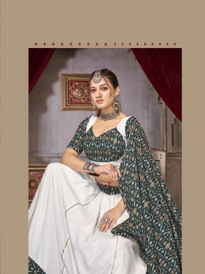 Amavi by ghoomar Cotton with Ikkat print with foil designer lehenga choli catalogue at wholesale rate kurtis catalogs
