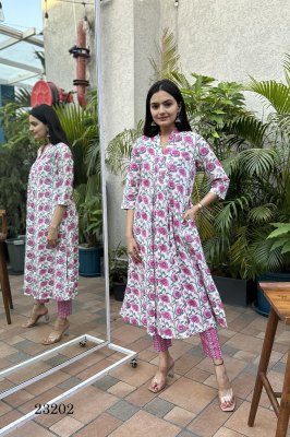 Amavi present Designe no 23202 exclusive fancy camric cotton printed kurti with pant catalogue at wholesale rate kurtis catalogs