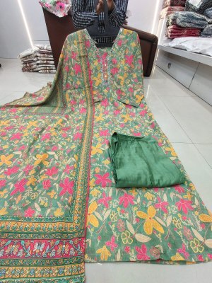 Amavi present chinon silk with mirror hand work V nack readymade suit catalogue at wholesale price Amavi