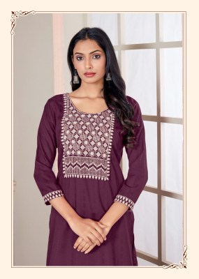 Amavi present geeta 3 viscose rayon Bombay pattern white cotton embroidered work kurti catalogue at amaviexpo.com kurtis catalogs