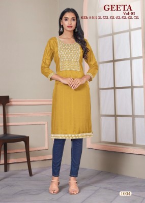 Amavi present geeta 3 viscose rayon Bombay pattern white cotton embroidered work kurti catalogue at amaviexpo.com kurtis catalogs