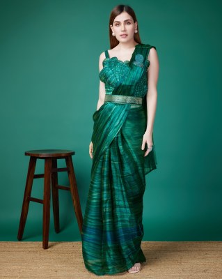 Amoha Saree presenting KAT218 ready to wear fancy organza saree with embroidered blouse catalogue  sarees catalogs