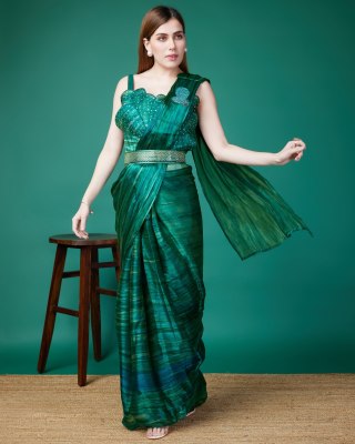 Amoha Saree presenting KAT218 ready to wear fancy organza saree with embroidered blouse catalogue  sarees catalogs