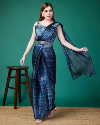 Amoha Saree presenting KAT218 ready to wear fancy organza saree with embroidered blouse catalogue  sarees catalogs