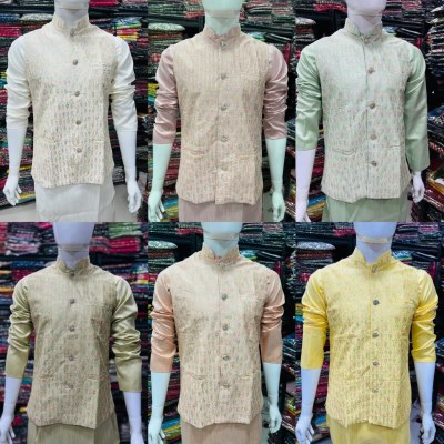 Amavi presenting ready to wear kurta pant and koti at wholesale price set  mens kurta