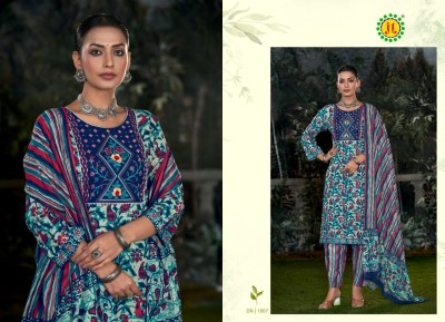 Amee 4 by Jamatmal Tilokchand Fancy Embroidered kurti pant and dupatta catalogue at amaviexpo readymade suit catalogs