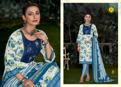 Amee 4 by Jamatmal Tilokchand Fancy Embroidered kurti pant and dupatta catalogue at amaviexpo readymade suit catalogs