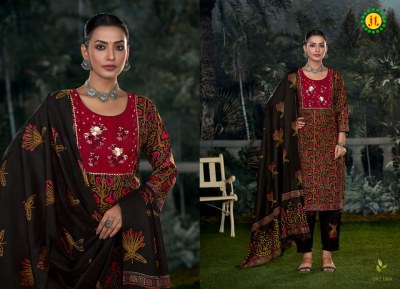 Amee 4 by Jamatmal Tilokchand Fancy Embroidered kurti pant and dupatta catalogue at amaviexpo readymade suit catalogs