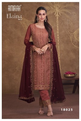 Amirah by Elaina vol 2 catanic silk embroidered unstitched salwar kameez catalogue at wholesale price Amavi