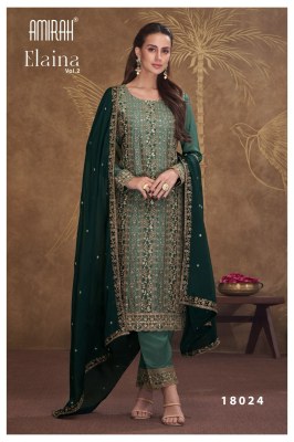 Amirah by Elaina vol 2 catanic silk embroidered unstitched salwar kameez catalogue at wholesale price salwar kameez catalogs