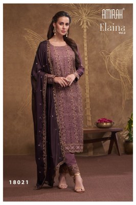Amirah by Elaina vol 2 catanic silk embroidered unstitched salwar kameez catalogue at wholesale price salwar kameez catalogs
