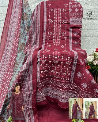 Amrutvela Textile ABU SAEED Pure Cotton Digital Print Dress Material dress material catalogs