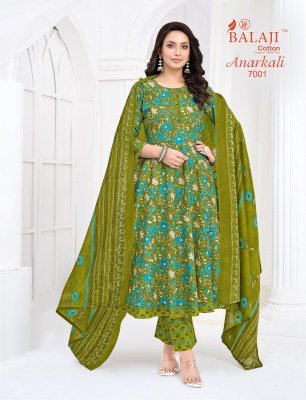 Anarkali Vol 7 by Balaji Cotton 130g Pali Quality Anarkali Pant Set readymade suit catalogs