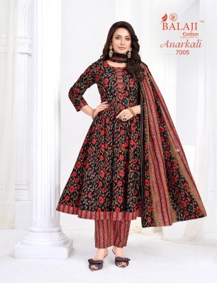 Anarkali Vol 7 by Balaji Cotton 130g Pali Quality Anarkali Pant Set readymade suit catalogs